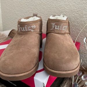 Tan Juice Couture slippers